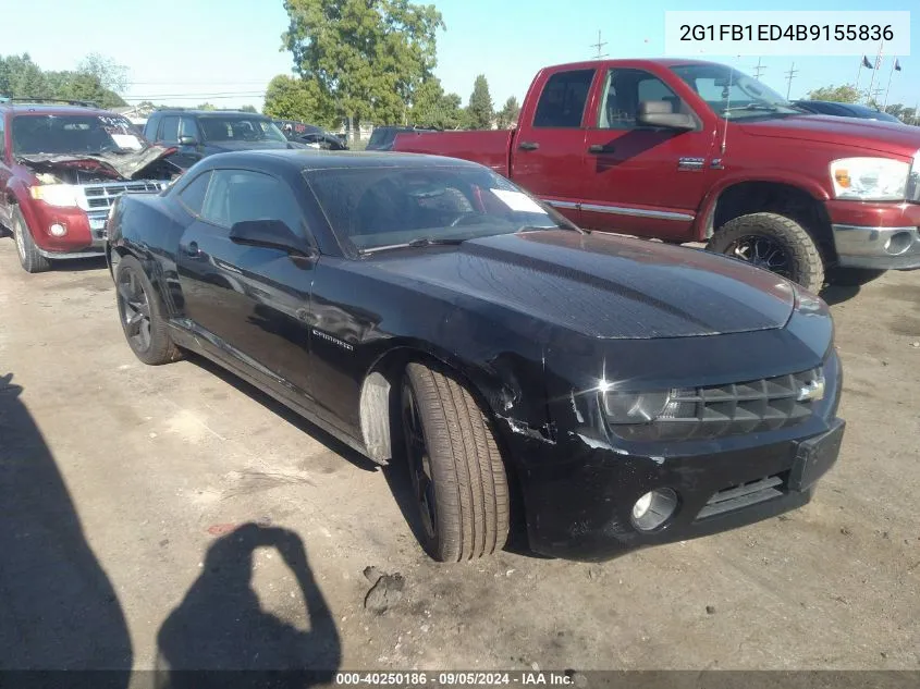 2011 Chevrolet Camaro Lt VIN: 2G1FB1ED4B9155836 Lot: 40250186