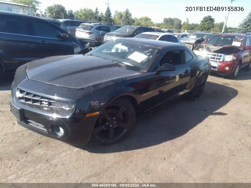 2G1FB1ED4B9155836 2011 Chevrolet Camaro Lt