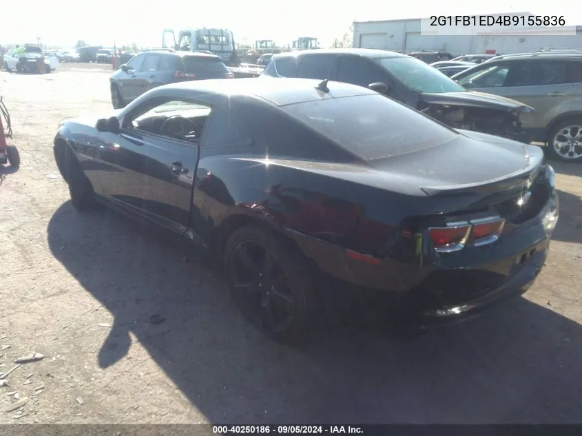 2G1FB1ED4B9155836 2011 Chevrolet Camaro Lt