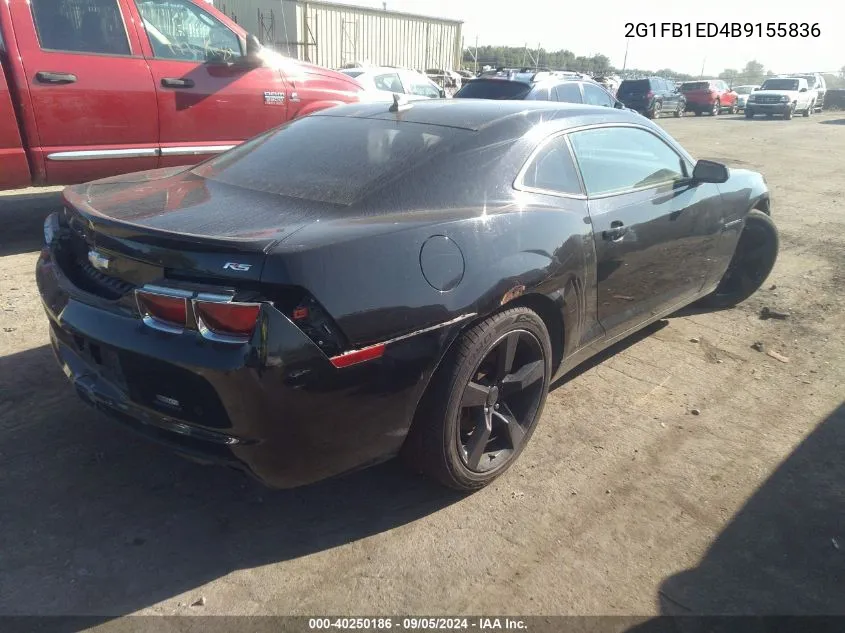 2G1FB1ED4B9155836 2011 Chevrolet Camaro Lt