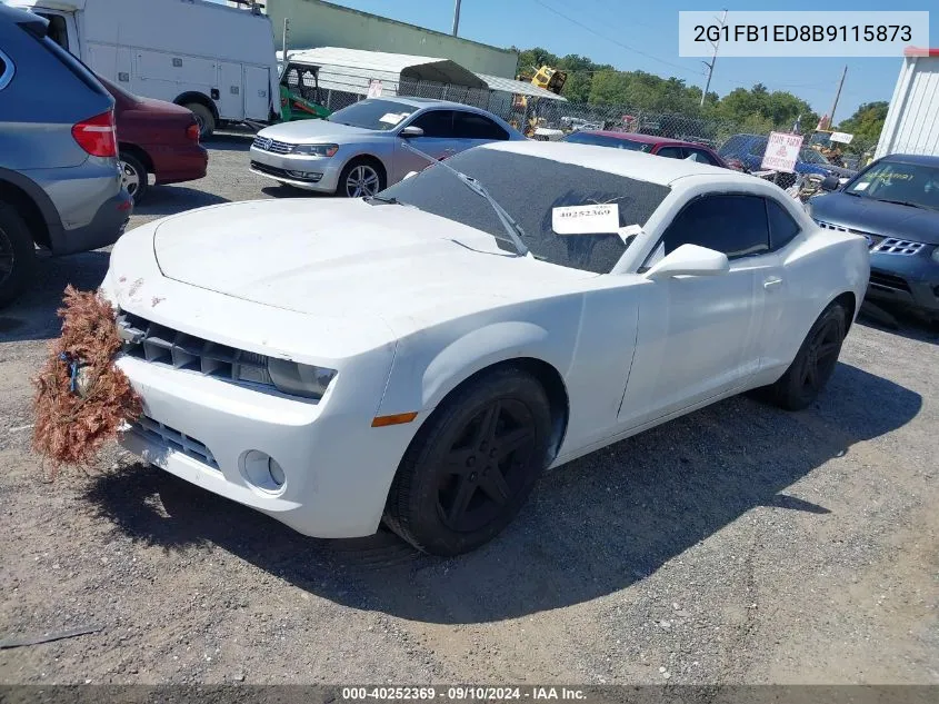 2011 Chevrolet Camaro Lt VIN: 2G1FB1ED8B9115873 Lot: 40252369