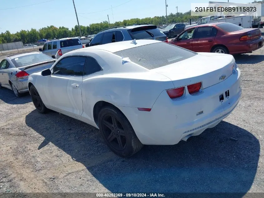 2G1FB1ED8B9115873 2011 Chevrolet Camaro Lt