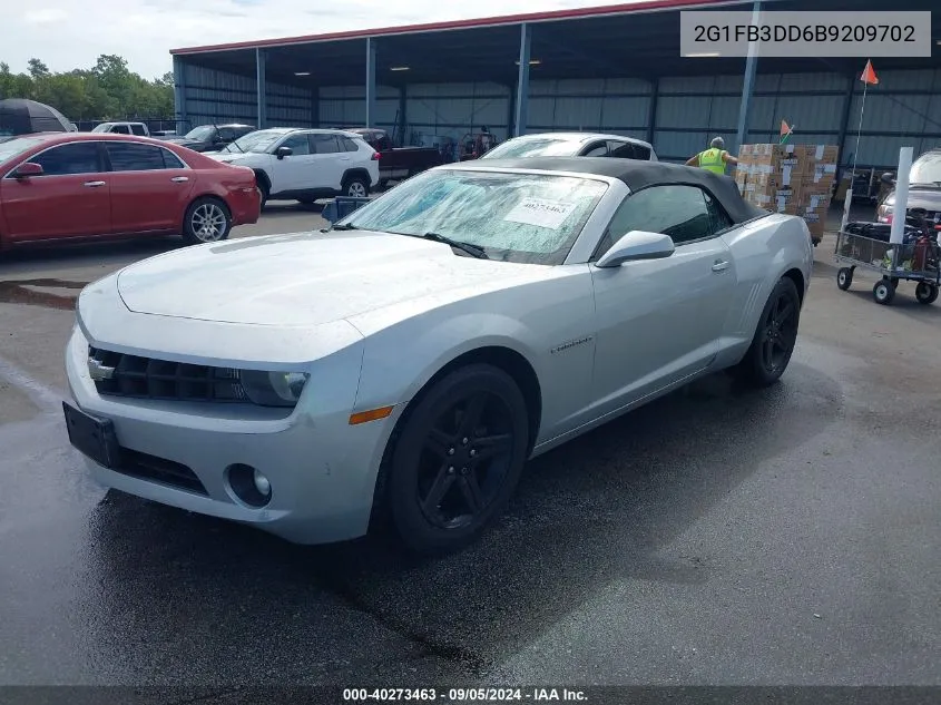 2G1FB3DD6B9209702 2011 Chevrolet Camaro 1Lt