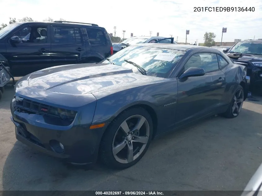 2011 Chevrolet Camaro 2Lt VIN: 2G1FC1ED9B9136440 Lot: 40282697