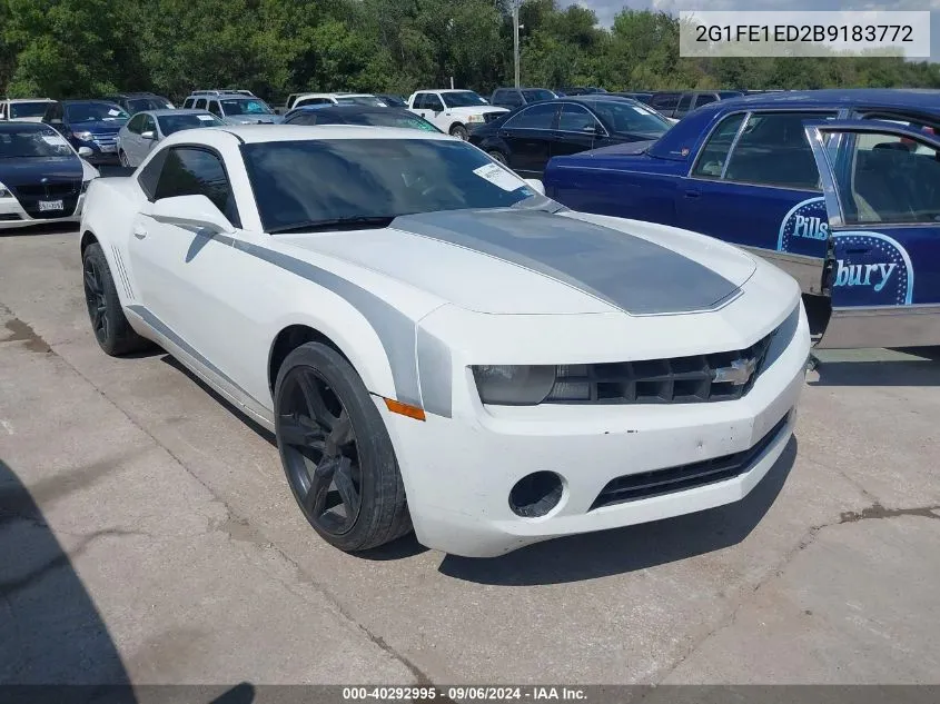 2011 Chevrolet Camaro 1Ls VIN: 2G1FE1ED2B9183772 Lot: 40292995