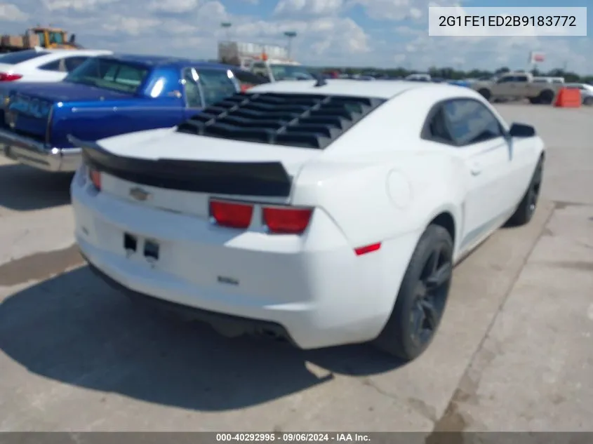 2G1FE1ED2B9183772 2011 Chevrolet Camaro 1Ls