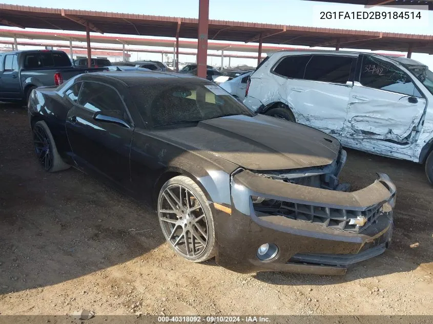 2011 Chevrolet Camaro 2Ls VIN: 2G1FA1ED2B9184514 Lot: 40318092