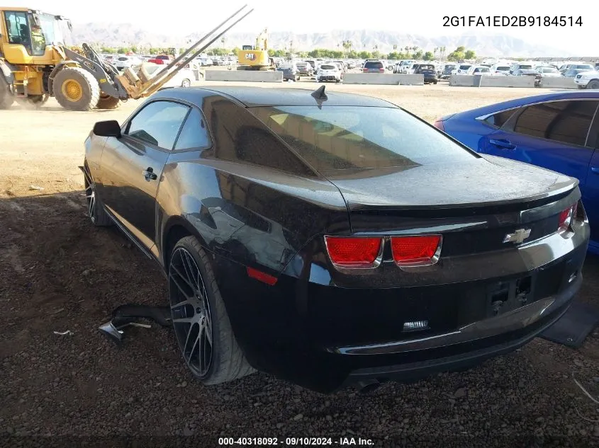 2G1FA1ED2B9184514 2011 Chevrolet Camaro 2Ls