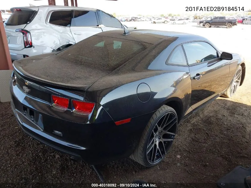 2G1FA1ED2B9184514 2011 Chevrolet Camaro 2Ls