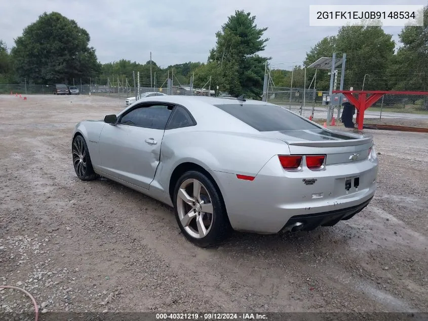 2011 Chevrolet Camaro 2Ss VIN: 2G1FK1EJ0B9148534 Lot: 40321219