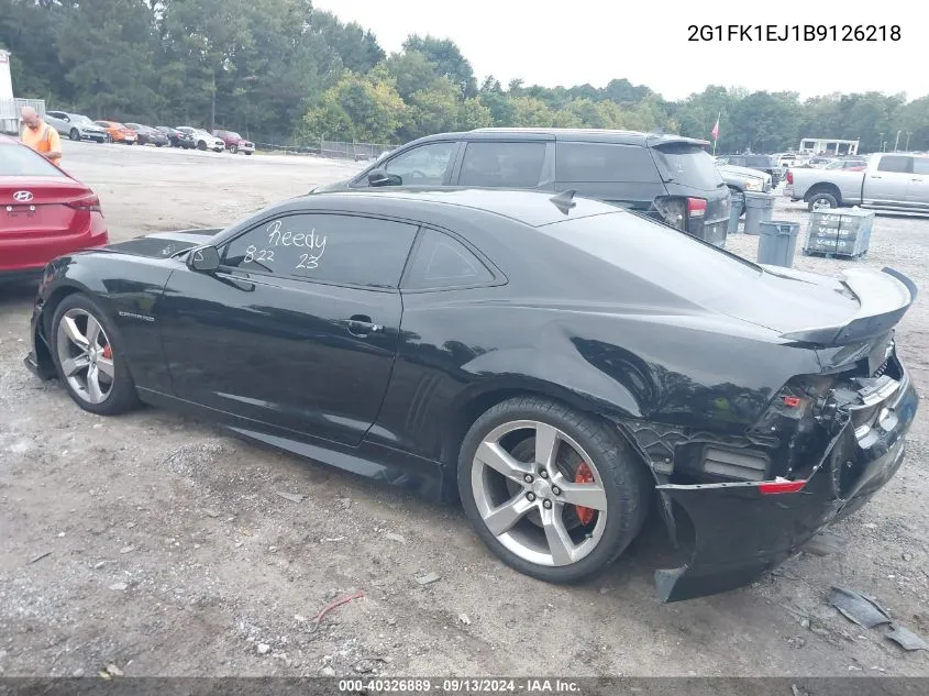 2011 Chevrolet Camaro 2Ss VIN: 2G1FK1EJ1B9126218 Lot: 40326889