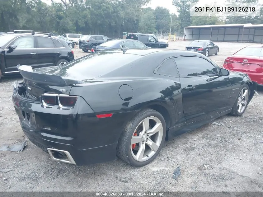 2011 Chevrolet Camaro 2Ss VIN: 2G1FK1EJ1B9126218 Lot: 40326889