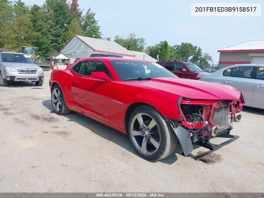 2011 Chevrolet Camaro 1Lt VIN: 2G1FB1ED3B9158517 Lot: 40336336