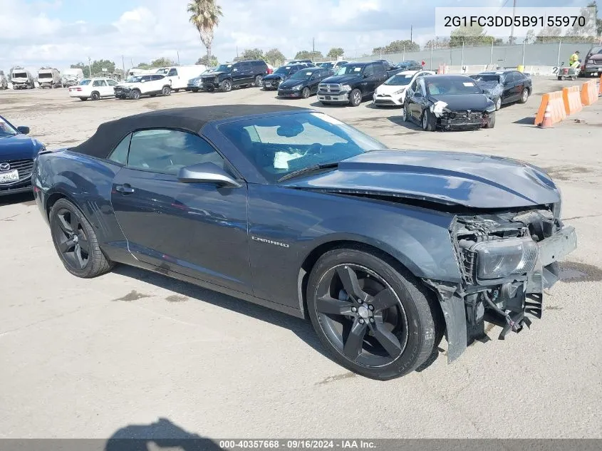 2G1FC3DD5B9155970 2011 Chevrolet Camaro Lt