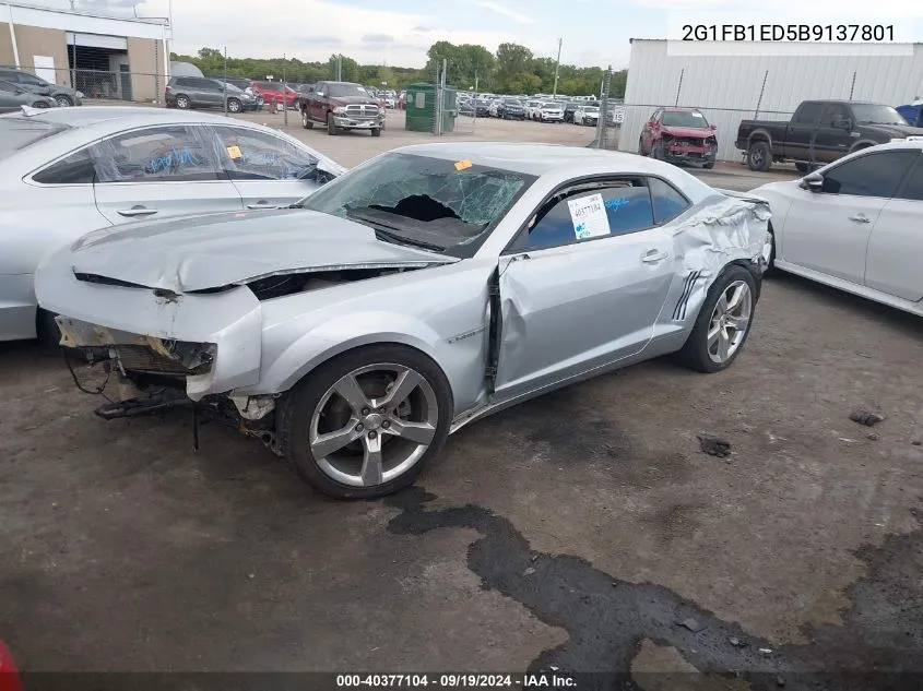 2011 Chevrolet Camaro 1Lt VIN: 2G1FB1ED5B9137801 Lot: 40377104