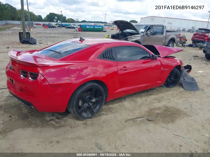 2011 Chevrolet Camaro 2Ls VIN: 2G1FA1ED6B9146297 Lot: 40386991