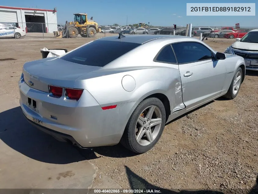 2011 Chevrolet Camaro 1Lt VIN: 2G1FB1ED8B9182912 Lot: 40402865