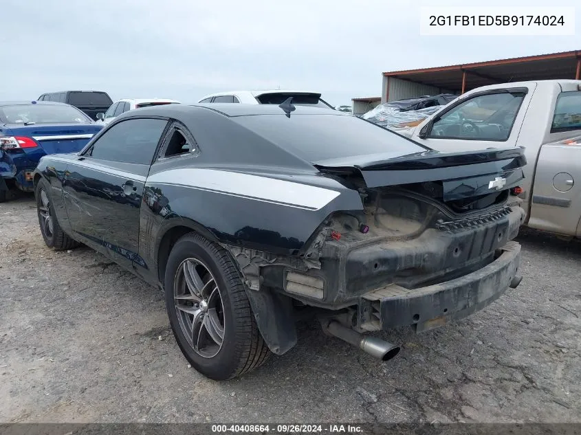 2011 Chevrolet Camaro 1Lt VIN: 2G1FB1ED5B9174024 Lot: 40408664