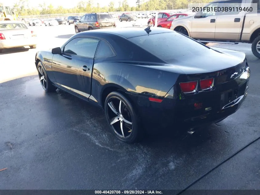 2011 Chevrolet Camaro 1Lt VIN: 2G1FB1ED3B9119460 Lot: 40420708