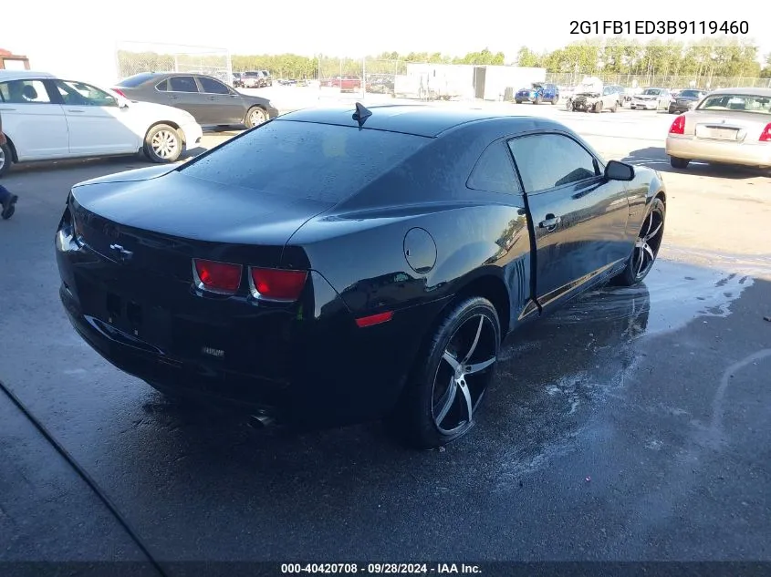 2011 Chevrolet Camaro 1Lt VIN: 2G1FB1ED3B9119460 Lot: 40420708