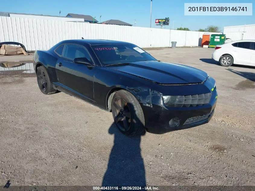 2011 Chevrolet Camaro 1Lt VIN: 2G1FB1ED3B9146741 Lot: 40433116