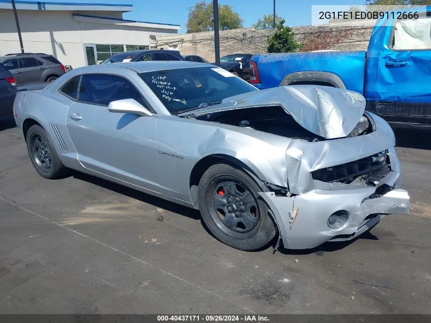 2011 Chevrolet Camaro Ls VIN: 2G1FE1ED0B9112666 Lot: 40437171