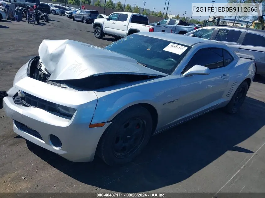 2011 Chevrolet Camaro Ls VIN: 2G1FE1ED0B9112666 Lot: 40437171