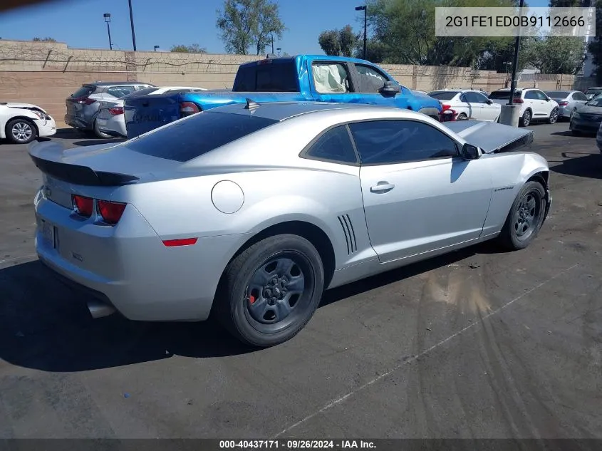 2011 Chevrolet Camaro Ls VIN: 2G1FE1ED0B9112666 Lot: 40437171