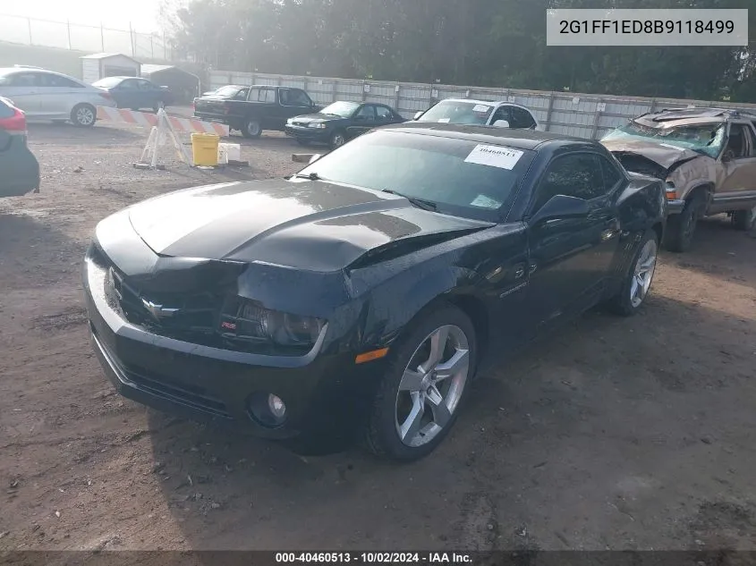 2011 Chevrolet Camaro 1Lt VIN: 2G1FF1ED8B9118499 Lot: 40460513