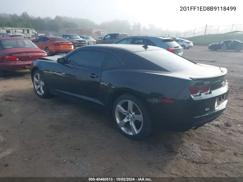 2011 Chevrolet Camaro 1Lt VIN: 2G1FF1ED8B9118499 Lot: 40460513