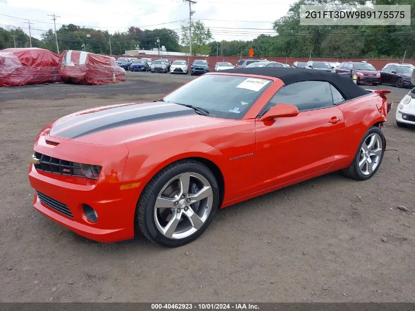 2011 Chevrolet Camaro 2Ss VIN: 2G1FT3DW9B9175575 Lot: 40462923