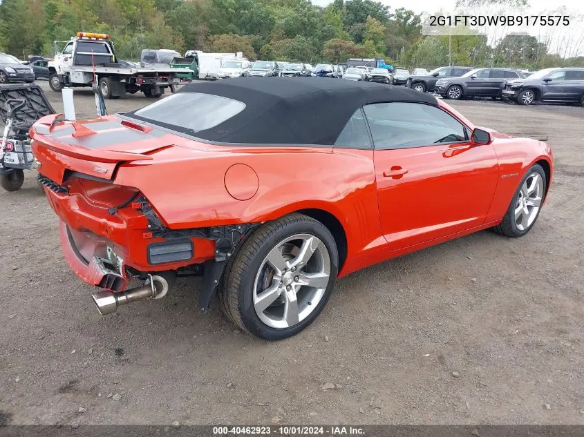 2011 Chevrolet Camaro 2Ss VIN: 2G1FT3DW9B9175575 Lot: 40462923