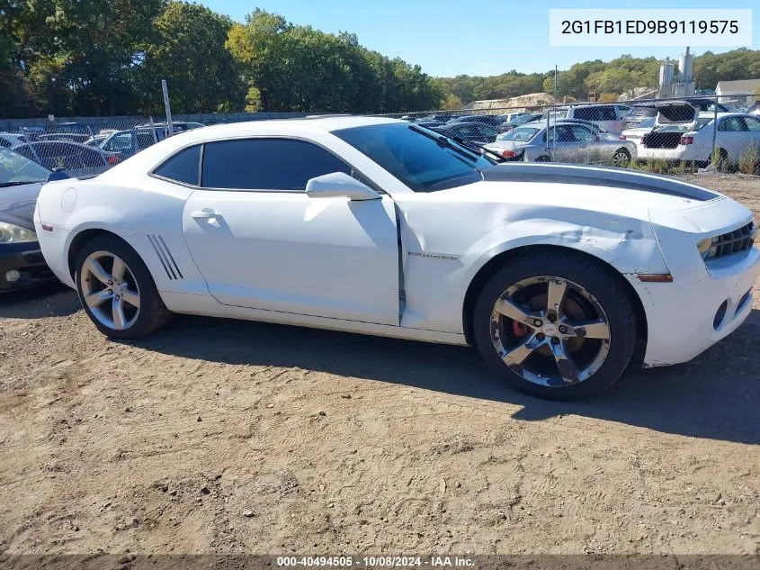 2011 Chevrolet Camaro 1Lt VIN: 2G1FB1ED9B9119575 Lot: 40494505