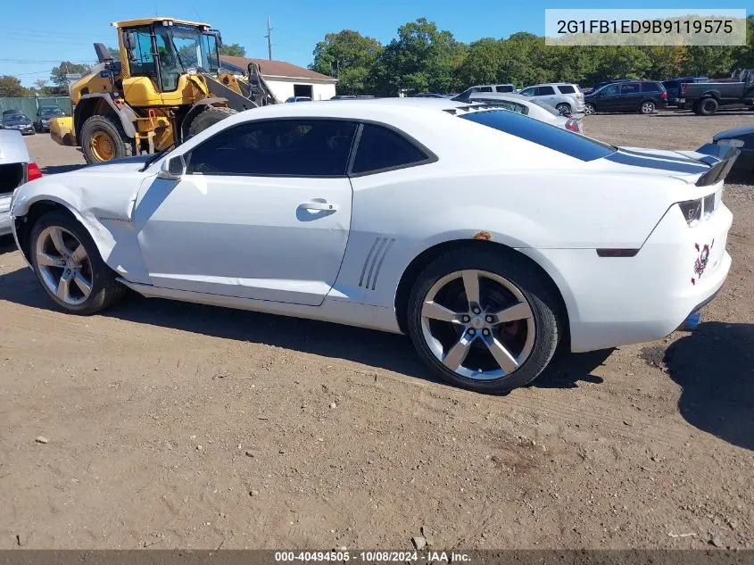 2G1FB1ED9B9119575 2011 Chevrolet Camaro 1Lt