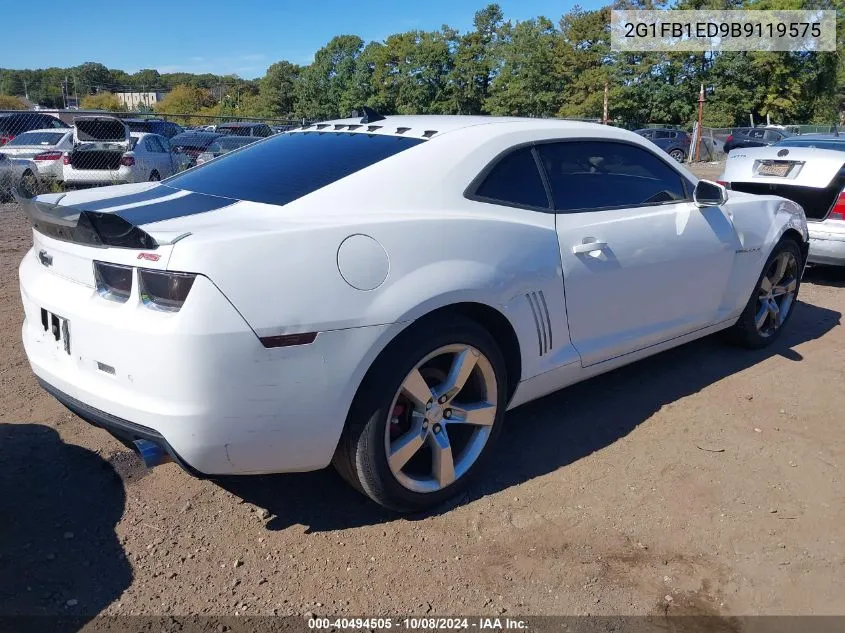 2G1FB1ED9B9119575 2011 Chevrolet Camaro 1Lt