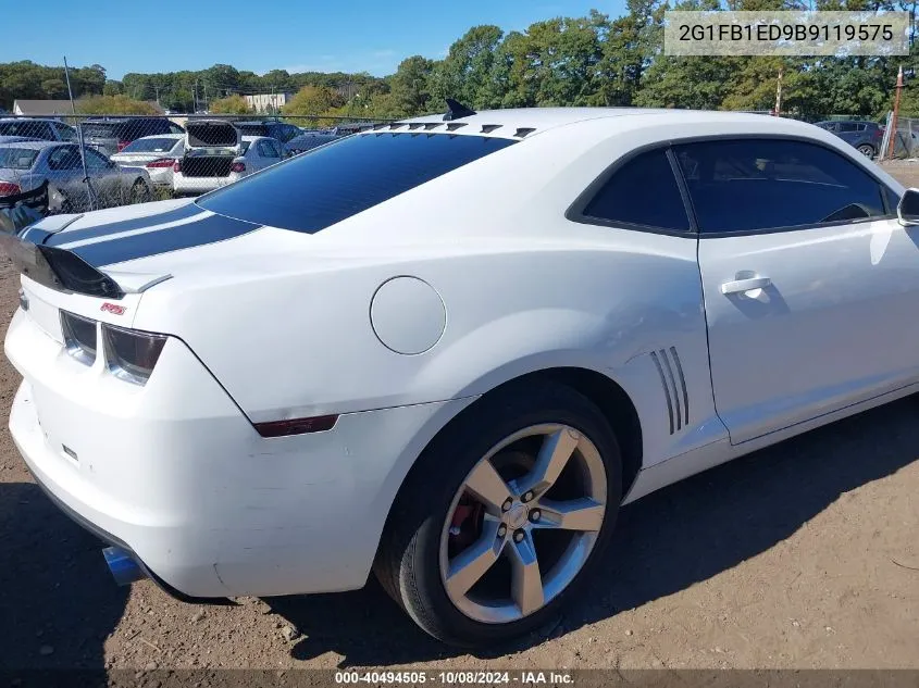 2011 Chevrolet Camaro 1Lt VIN: 2G1FB1ED9B9119575 Lot: 40494505