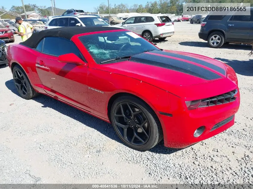 2G1FC3DD8B9186565 2011 Chevrolet Camaro 2Lt