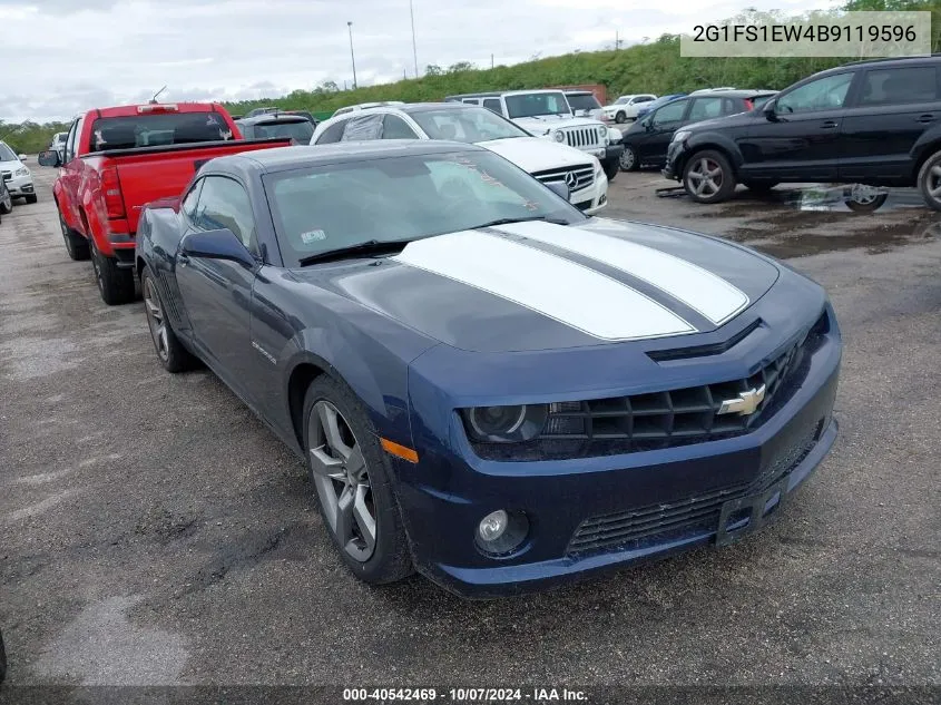 2011 Chevrolet Camaro 1Ss VIN: 2G1FS1EW4B9119596 Lot: 40542469