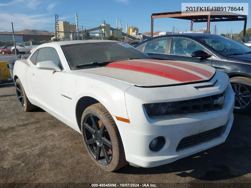 2G1FK1EJ3B9178644 2011 Chevrolet Camaro 2Ss