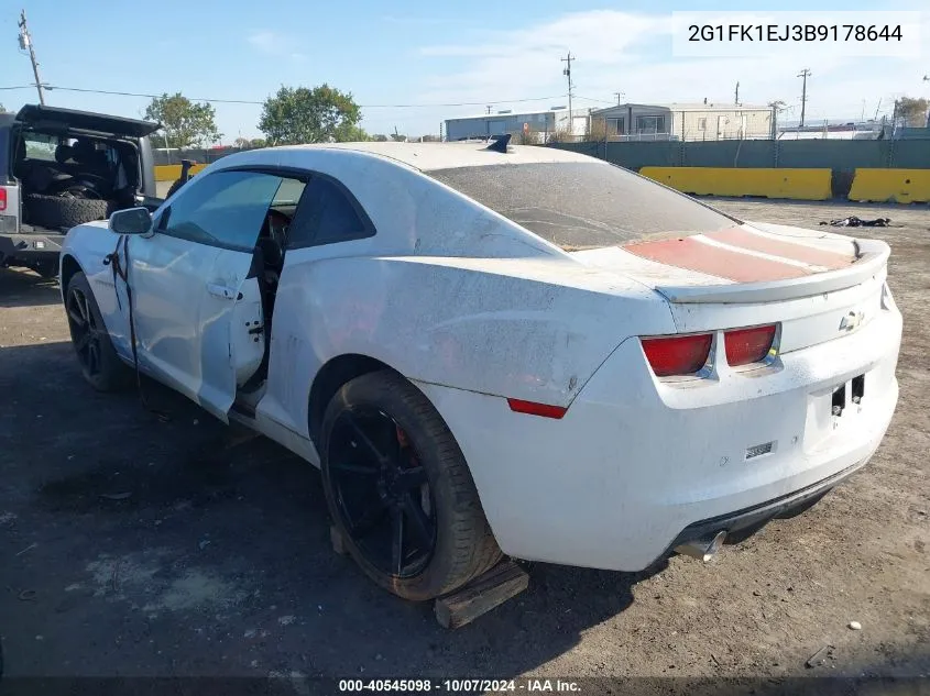 2G1FK1EJ3B9178644 2011 Chevrolet Camaro 2Ss