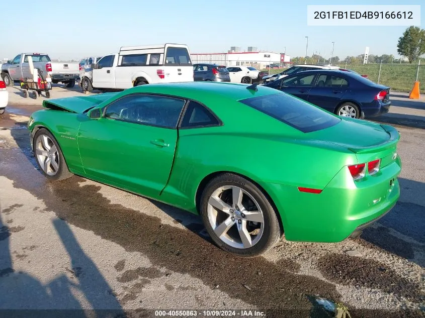 2G1FB1ED4B9166612 2011 Chevrolet Camaro Lt