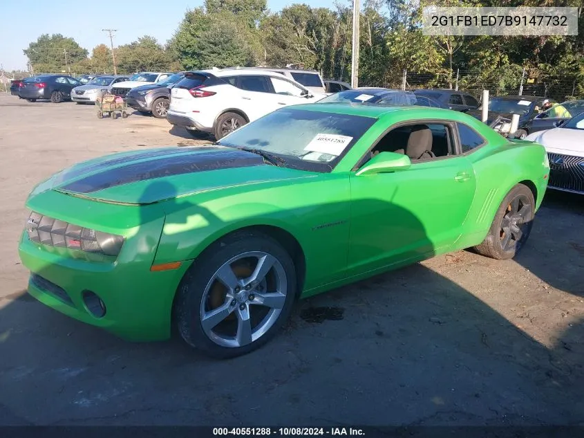 2G1FB1ED7B9147732 2011 Chevrolet Camaro Lt