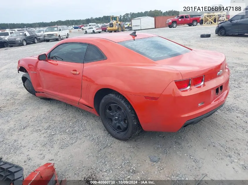 2G1FA1ED6B9147188 2011 Chevrolet Camaro 2Ls