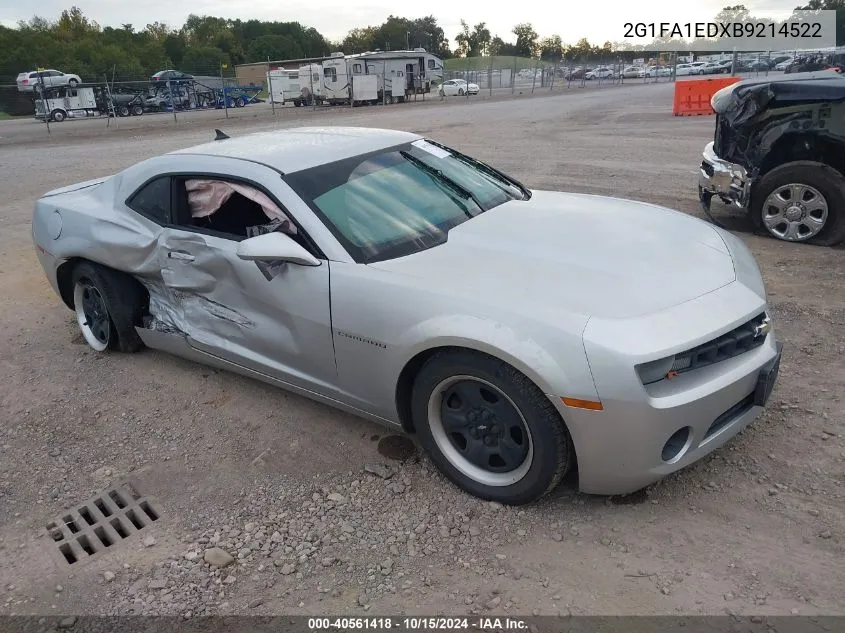 2011 Chevrolet Camaro 2Ls VIN: 2G1FA1EDXB9214522 Lot: 40561418