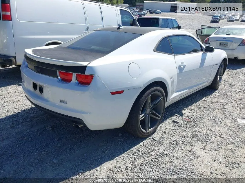 2G1FA1EDXB9191145 2011 Chevrolet Camaro 2Ls