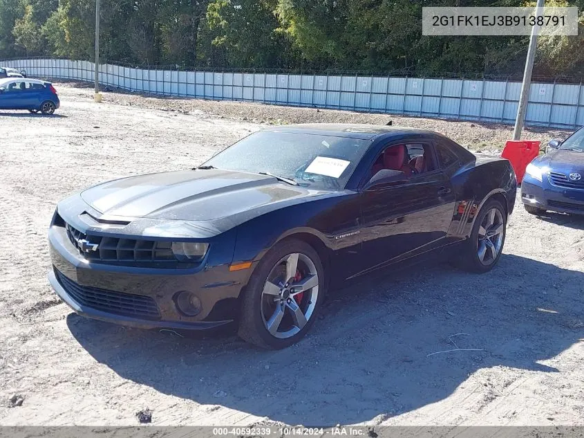 2G1FK1EJ3B9138791 2011 Chevrolet Camaro 2Ss