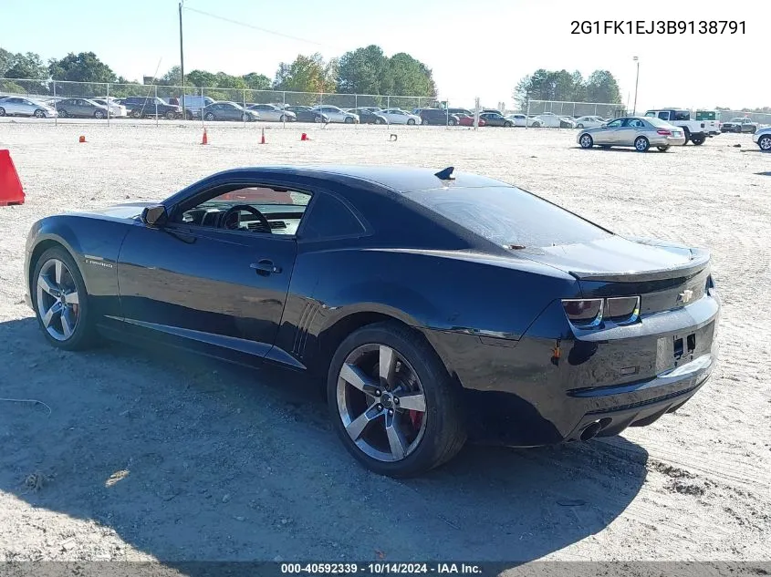 2G1FK1EJ3B9138791 2011 Chevrolet Camaro 2Ss