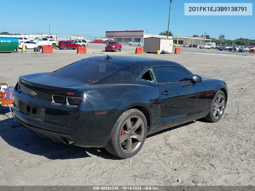 2G1FK1EJ3B9138791 2011 Chevrolet Camaro 2Ss