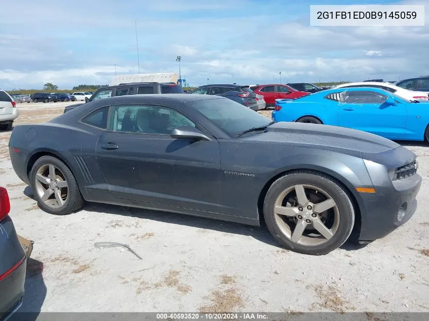 2011 Chevrolet Camaro Lt VIN: 2G1FB1ED0B9145059 Lot: 40593520