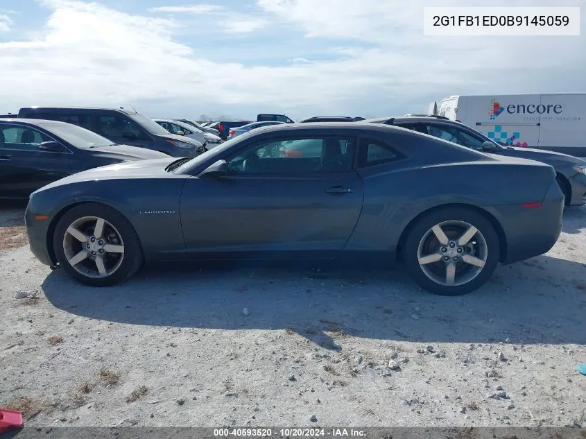 2011 Chevrolet Camaro Lt VIN: 2G1FB1ED0B9145059 Lot: 40593520